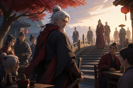 A retired swordsman forced back into action at a rural ferry, when a quiet village becomes the center of a larger martial conflict. Low action frame following one fighter through a
